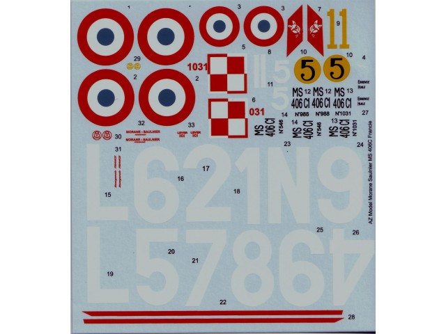 Morane Saulnier M.S.- 406 "Battle of France"