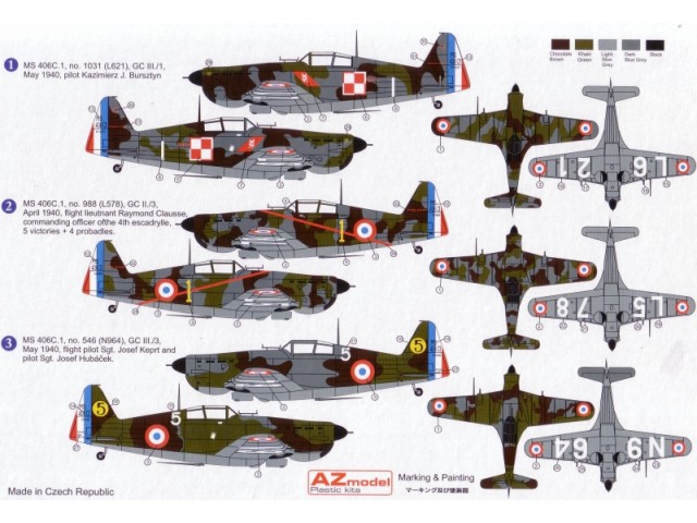 Morane Saulnier M.S.- 406 "Battle of France"