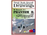 F-4 Phantom II (1/72) Detail  Scale  Aircraft  Drawings