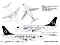Boeing 737-500 LOT Star Alliance 