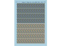Lozenge B. German Four Color Printed Fabric