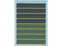 Lozenge C. German 5 Color Printed Fabric