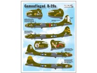 Camouflaged B-29s