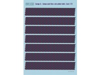 Lozenge A. German Naval Three Color Printed Fabric