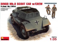 DINGO Mk.II Scout Car w/Crew, Pz.Kmpf. Mk.I 202(e)