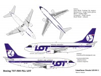 Boeing 737-500 LOT 