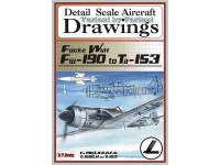 Focke Wulf Fw-190 to Ta-153 (1/72) Detail  Scale  Aircraft  Drawings